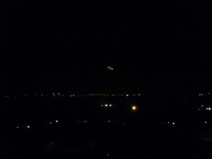 First UFO photo taken over Rivoli. Click to enlarge. (Credit: CUFOM)
