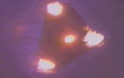 Photograph of a triangular craft over Belgium, taken during the spring of 1990, studied and deemed authentic by the Royal Belgian Air Force.