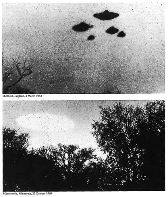 Pictures added to CIA UFO article without much explanation. (Credit: CIA)