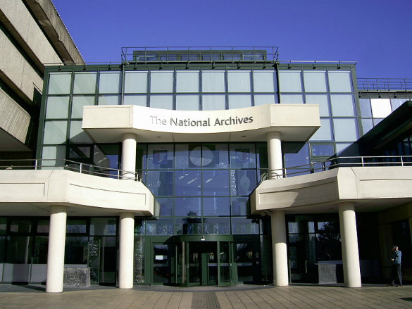 Photograph of the The National Archives, taken by Nick Cooper 3 February, 2007. (Credit: Nick Cooper/Wikimedia Commons)