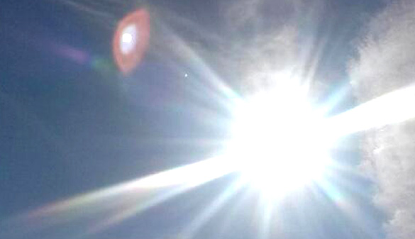 Close-up of the UFO in the picture taken in the Bronx. (Credit: Andres Morales/New York Post)