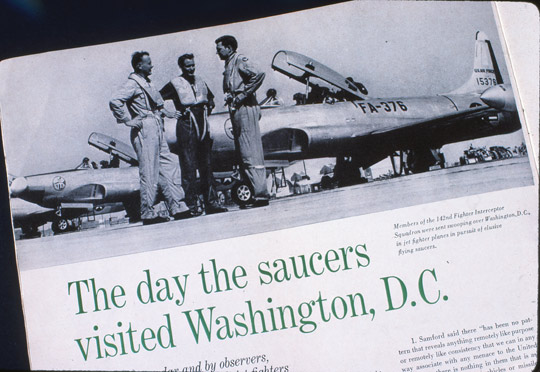 Life amagzine article on the UFOs over Washington in 1952. (image credit: Life magzine)