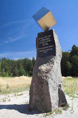 A monument was built in the are of the sighting to memorialize Wolski's experience.
