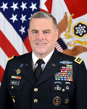 General Mark A. Milley, 39th Chief of Staff for the U.S. Army. (Credit: U.S. Army)