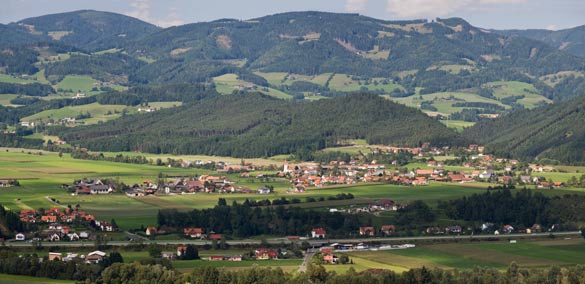 The town of Knittelfeld in the southern Austrian state of Styria. (Credit: David Bauer/Wikimedia Commons)
