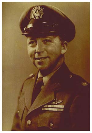 Major Wendelle Stevens at WADC in Dayton, Ohio.