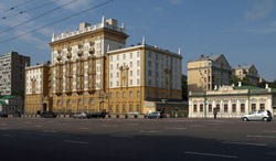 US Embassy in Moscow.