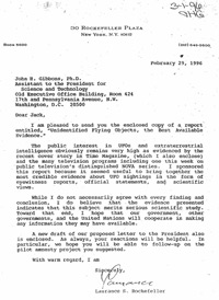 The Rockefeller Gibbons Letter. Click to enlarge.