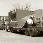 Roswell main street UFO military convoy
