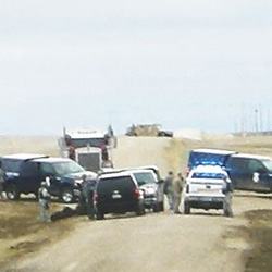 Underground base researcher’s nuclear protest