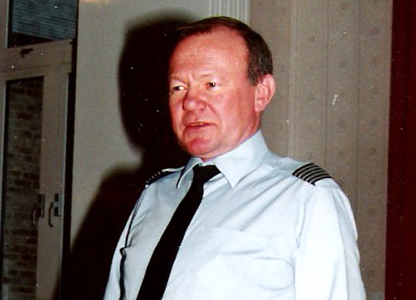 1994: Alan Turner at a social function during his last appointment with the RAF in l994.