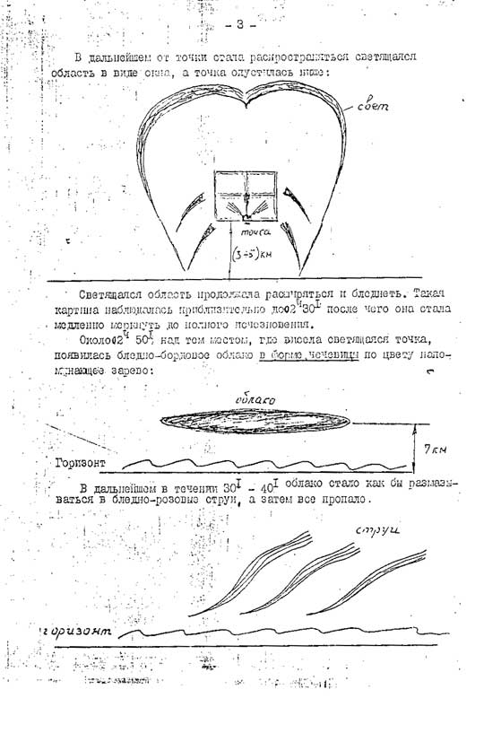 One of the military UFO documents from the dossier obtained by George Knapp.