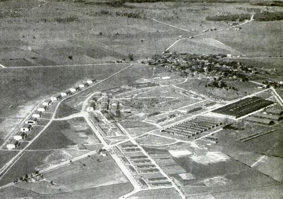 The witness was told in 1960 that the stories of crashed UFO parts from Roswell were true. Pictured: Wilbur Wright Field and Fairfield Air Depot, c. 1920. (Credit: Wikimedia Commons)