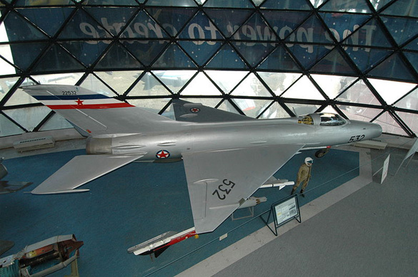 Yugoslavian Air Force MiG-21/F-13 at the Belgade Aviation Museum. (Credit: Belgade Aviation Museum)
