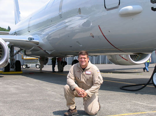Test pilot Doug Benjamin (image credit: USAF)