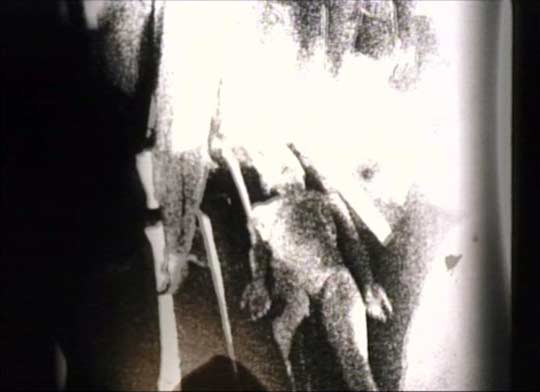 Still image from the alledged Roswell alien footage from the end of the movie.