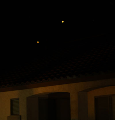 sky lanterns in flight. (Credit: Jason McClellan)