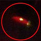 Red glowing UFO photographed in England