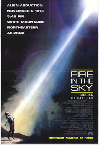 Fire in the Sky movie poster.