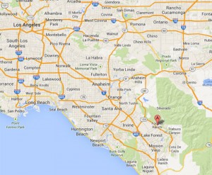 The neighborhood of Foothill Ranch in Lake Forest, CA. (Credit: Google)