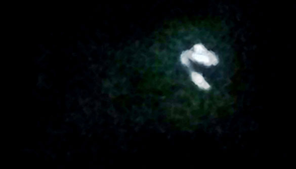 Close-up of object in witness image. (Credit: MUFON)