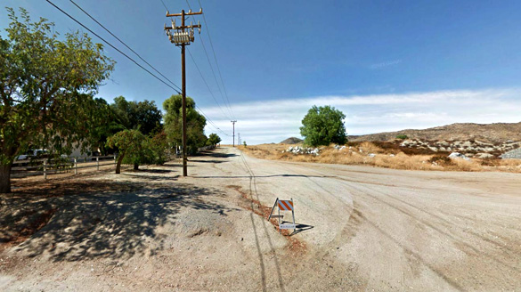 The witness first stepped outside on October 1, 2015, when boom sounds were heard. Pictured: Winchester, CA. (Credit: Google)