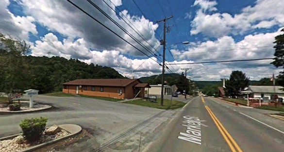 The witnesses’ son first pointed out a white orb floating in the sky on June 2, 2015. Pictured: Peterstown, WV. (Credit: Google)