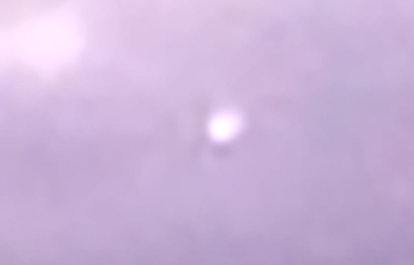 Cropped and enlarged image from the witness video. (Credit: MUFON)