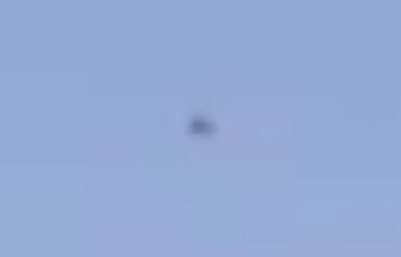 Cropped and enlarged still frame taken from witness video. (Credit: MUFON)