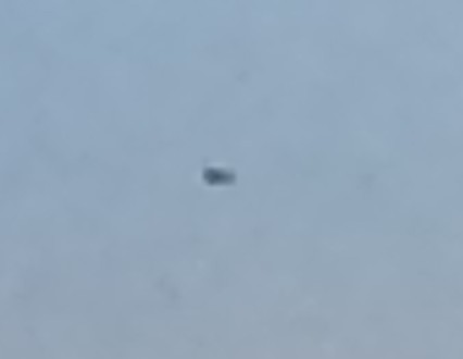 Cropped and enlarged view of the witness image. (Credit: MUFON)
