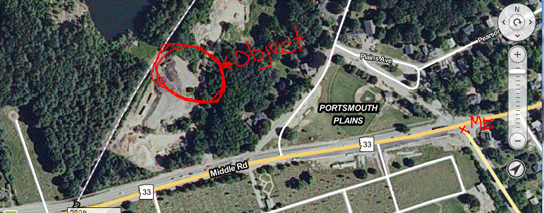 Witness illustration of the event site from December 1, 2014. (Credit: MUFON)