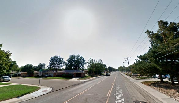 The witness was able to see the object close enough to provide a detailed description. Pictured: Longmont, CO. (Credit: Google)