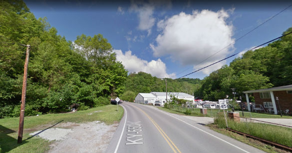 The object was moving under the cloud cover. Pictured: Hindman, Kentucky. (Credit: Google)