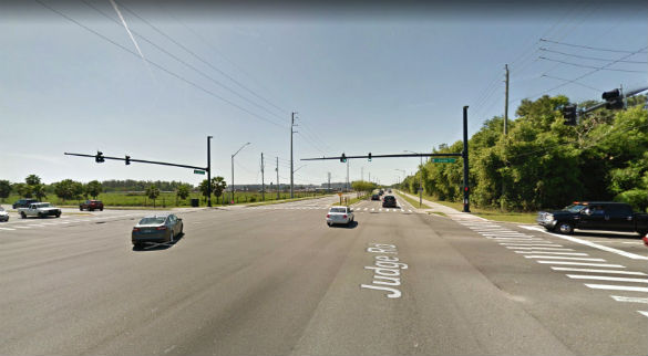 The witness could hear so sound coming from the object. Pictured: Conway Road near the Judge Road intersection. (Credit: Google)