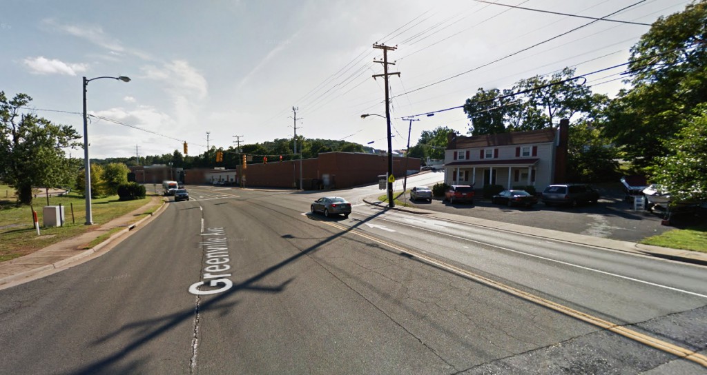 The object was fast moving and there was not enough time for the witness to take photographs. Pictured: Staunton, VA. (Credit: Google)