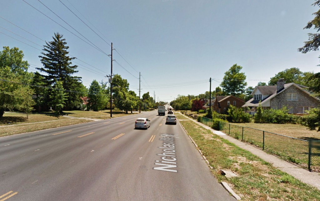 The object seen over their Lexington, Kentucky, home made no noise. . Pictured: Street scene in Lexington. (Credit: Google)