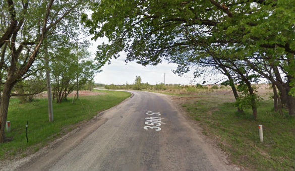 Both objects were flying under 1,000 feet. Pictured: Lawrence, Kansas. (Credit: Google)