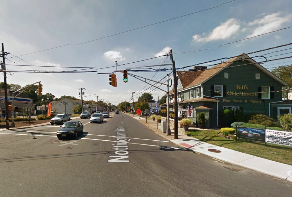 The witness is retired law enforcement and has seen meteors and other natural objects in the sky before and believes this is something different. Pictured: Mercerville, New Jersey. (Credit: Google)