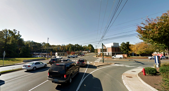 The witness was driving along Route 29 north near the Kroger and K-Mart stores, pictured. (Credit: Google)