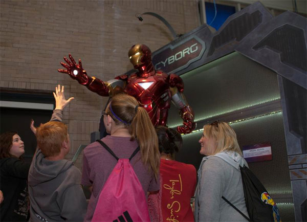 Iron Man on display. (Global Experience Specialists)