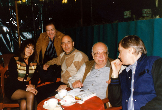 From left: Yvonne Smith, James Courant, Maurizio Baiata, Col. Corso, Michael Lindemann (credit: Baiata Collection).