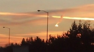 Fireball UFO as seen from Portland, OR. (Credit: Ed Tynan/KPTV)