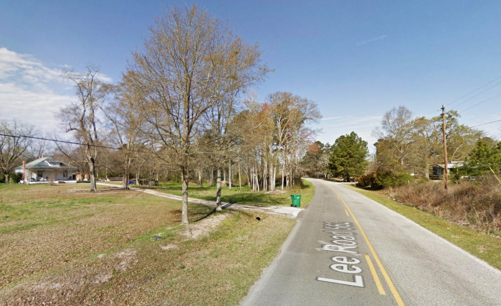 The witness was so terrified by the events from 1999, that he kept the account to himself and just recently reported the incident to MUFON. Pictured: Lee County, Alabama. (Credit: Google)