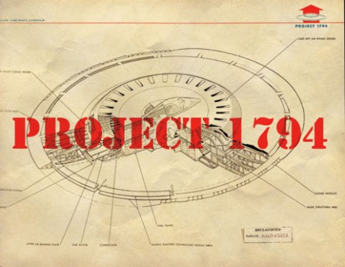 U.S. Air Force flying saucer declassified