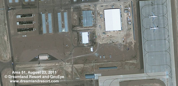 Area 51 Satellite Image