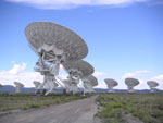 Large array of radio telescopes in Socorro, NM
