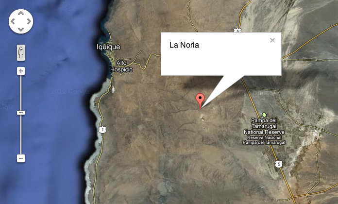 La Noria Google map