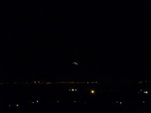 Second UFO photo taken over Rivoli. Click to enlarge. (Credit: CUFOM)