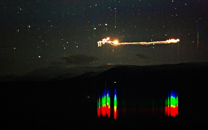 Hessdelen lights. Image from the IAUAPR website, exemplifying the type of phenomenon that will be examined.