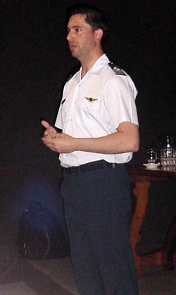Press spokesman of the AAF, Captain Mariano Mohaupt.